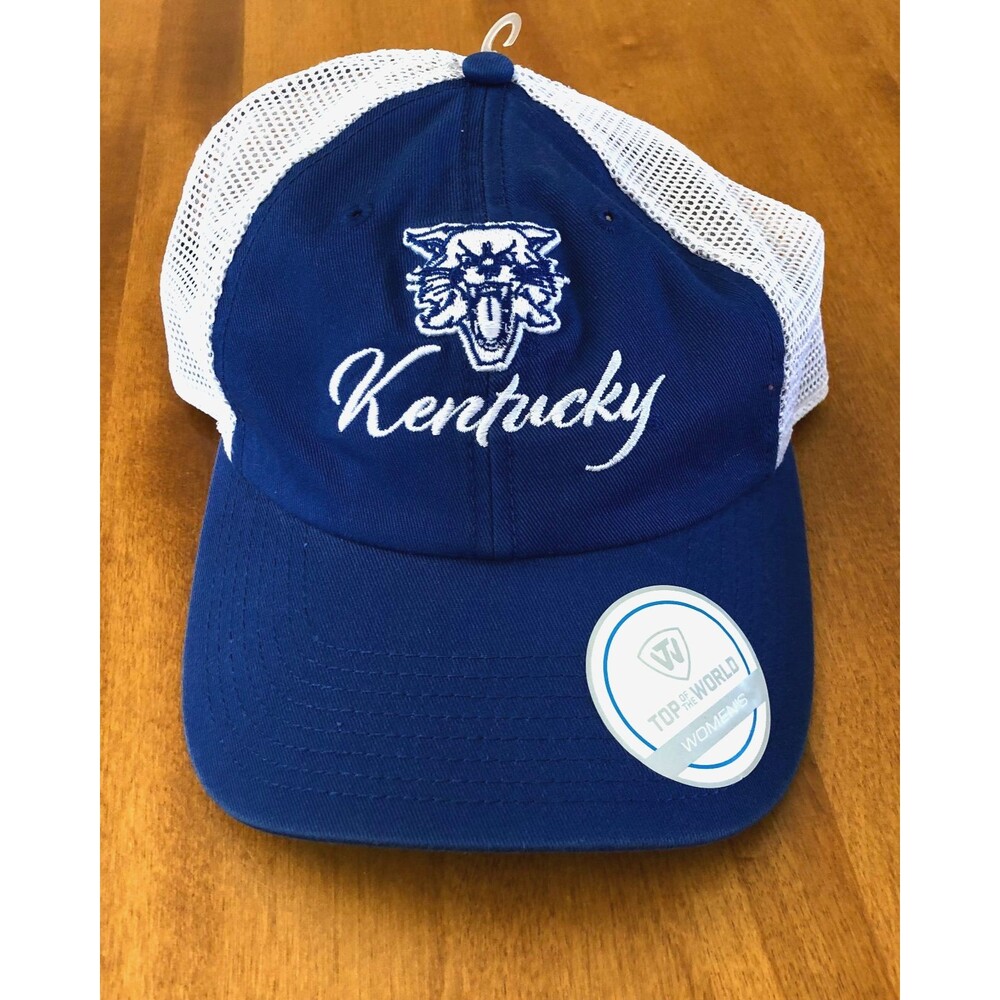 Kentucky Wildcats Womens Trucker Hat Cap Snap Back Top Of The World OSFM NEW